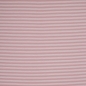 Preview: Jersey Swafing - Streifen - 3 mm - Weiß/Altrosa - Rest ca. 85 cm
